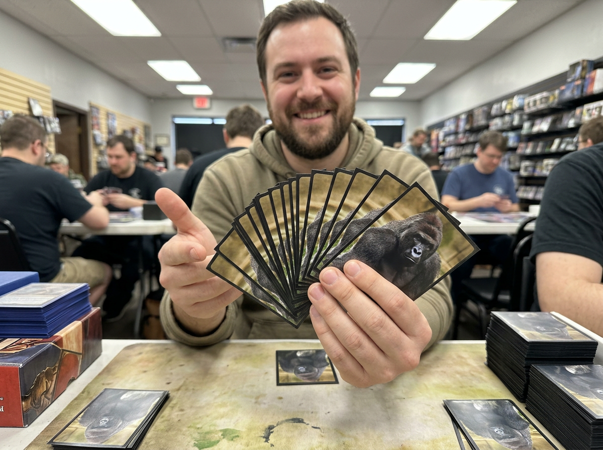 Gray Fox Gaming custom TCG playmats, sleeves, deck boxes and slab cards